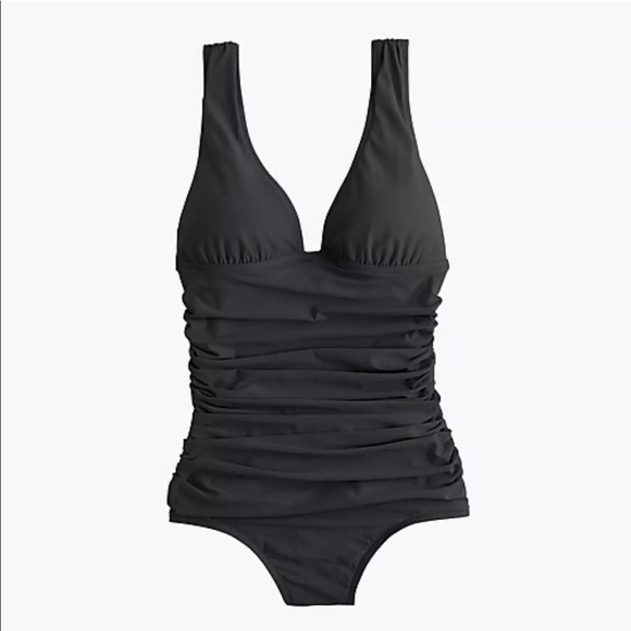 J. Crew D-cup ruched femme one-piece swimsuit - Picture 5 of 5